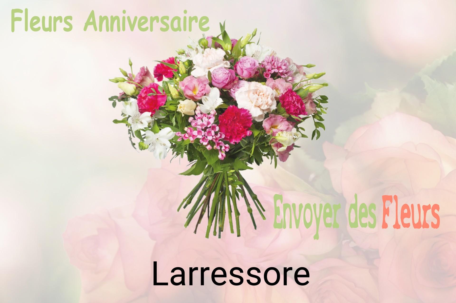 Bouquet de fleurs d’anniversaire livré à Larressore